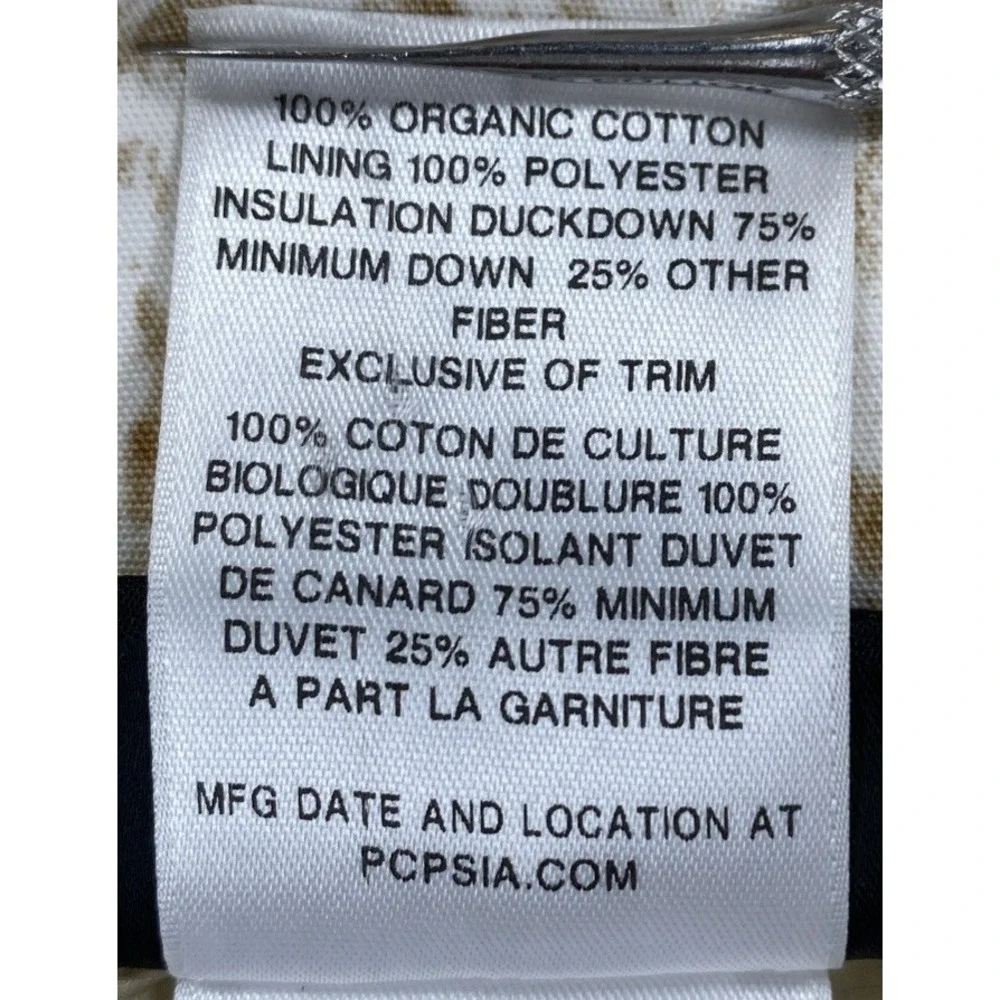 Patagonia Toggle Down Vest‎ Full Zip Cream Brown Women's Large